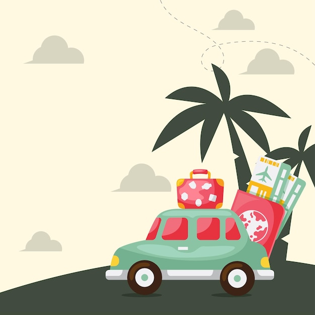 Diseño de ilustraciones de viajes dibujadas a mano Diseño vectorial