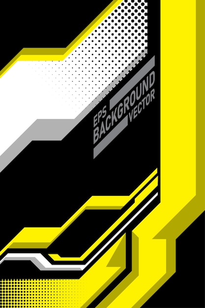 Diseño de imagen de fondo de estilo de carreras.