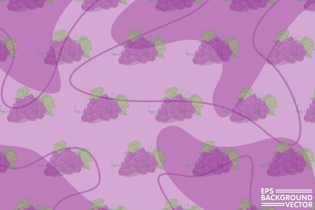 Diseño de imagen de fondo púrpura con patrón de uva