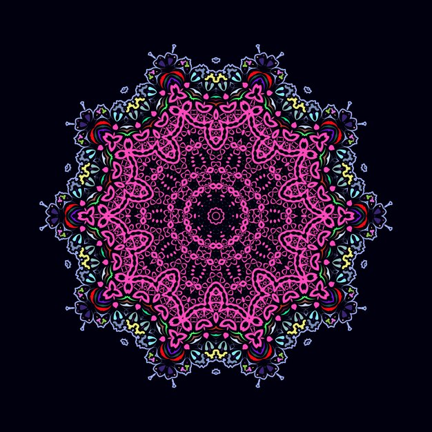 Diseño de imagen de mandala de lujo