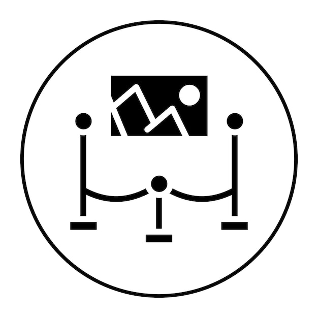 Diseño de imagen vectorial de icono de museo Se puede utilizar para Museo