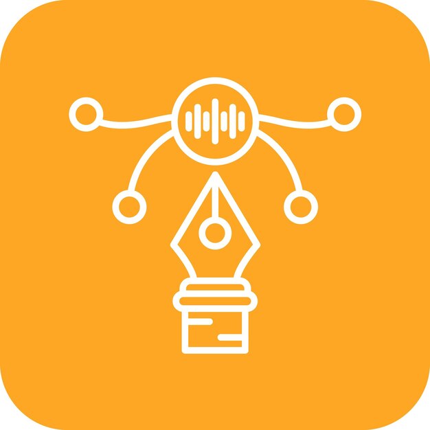 Diseño de imagen vectorial de icono de sonido Se puede utilizar para Agencia de Medios