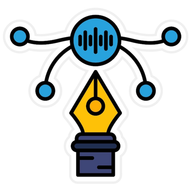 Diseño de imagen vectorial de icono de sonido Se puede utilizar para Agencia de Medios