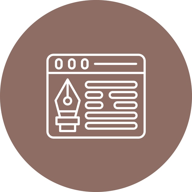 Diseño de imagen vectorial de íconos web Se puede utilizar para alojamiento web
