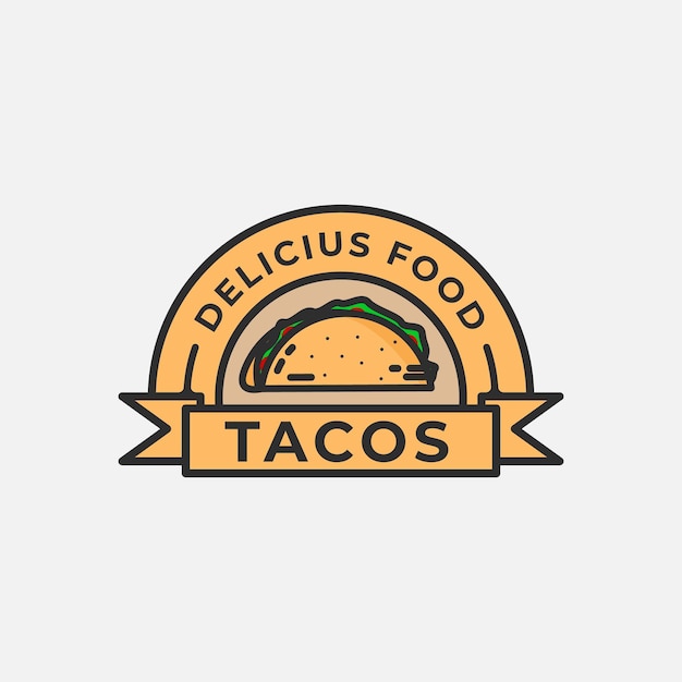 diseño de imágenes del icono del logotipo de tacos