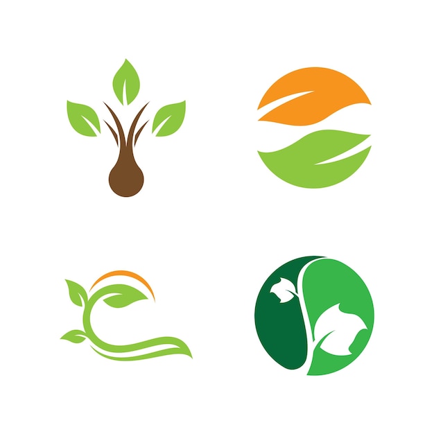 Diseño de imágenes de logotipo de árbol
