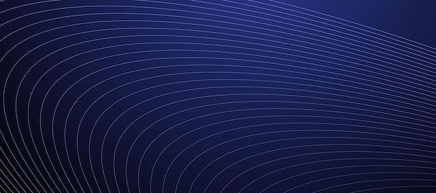 Diseño de imágenes vectoriales de banderas de fondo de línea abstracta azul