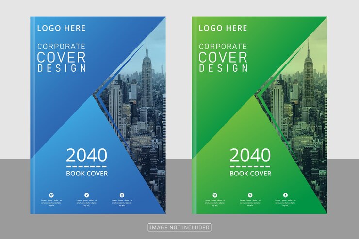 Diseño de impresión de portada de libro corporativo de negocios profesional moderno y creativo