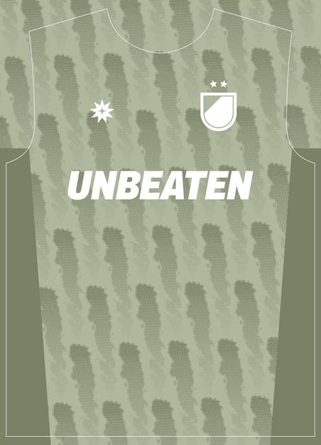 El diseño de impresión de sublimación de la camiseta de entrenamiento de fútbol de Olive Meadow Pattern Texture Prematch