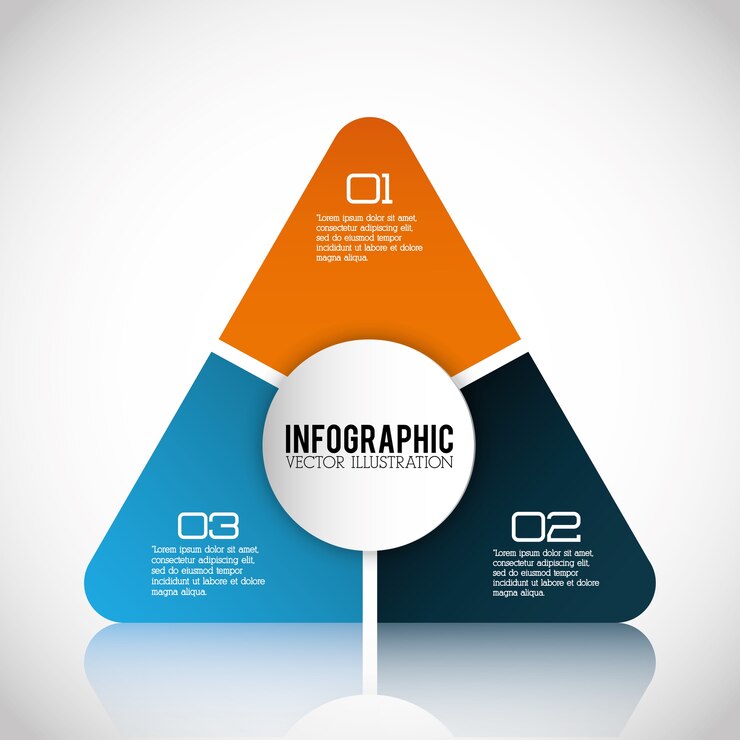 Vector diseño de infografía empresarial.