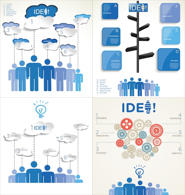 Diseño de infografía moderna