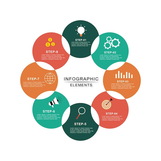 Diseño de infografía de negocios en 8 pasos