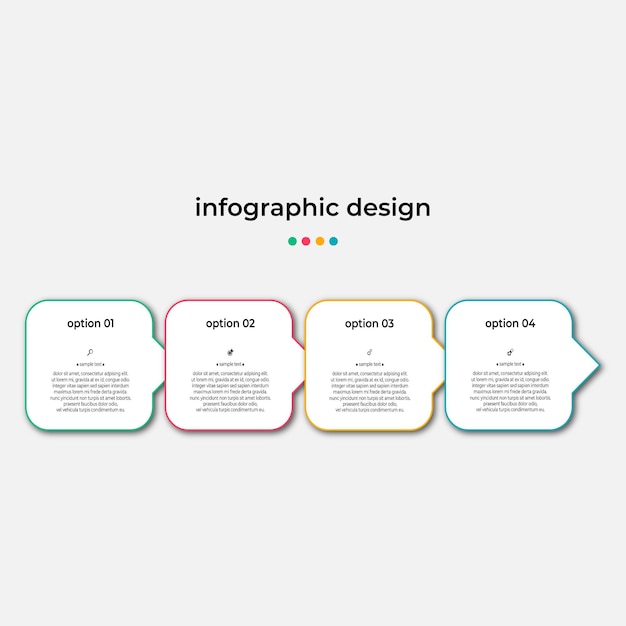 diseño infografía plantilla negocio vector