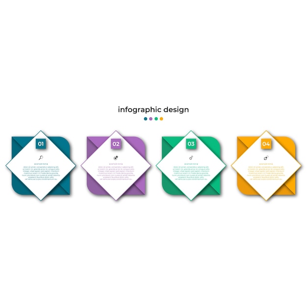 diseño infografía plantilla negocio vector