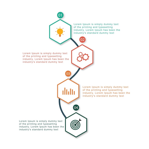 Diseño de infografía de vetor