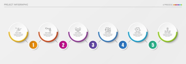 Diseño infográfico 9 opciones o iconos de procesos y finanzas.