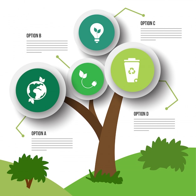 diseño infográfico colorido