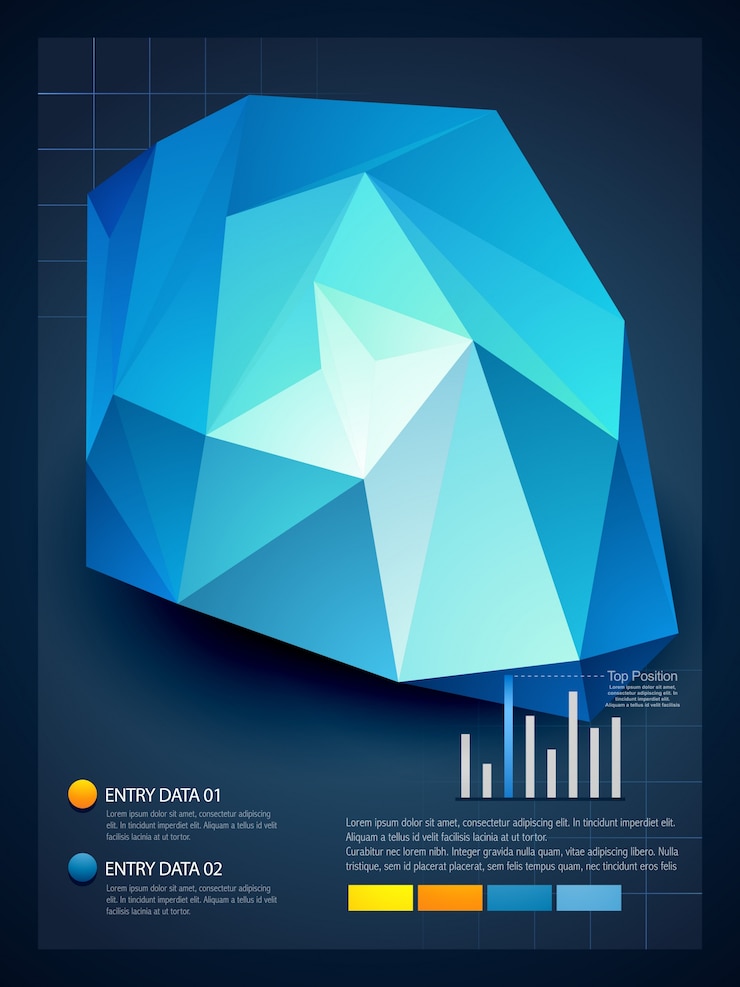 Vector diseño infográfico con estilo