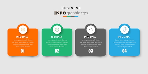 Diseño infográfico negocio