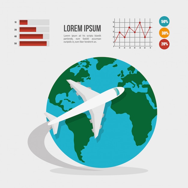 Diseño infográfico viaje