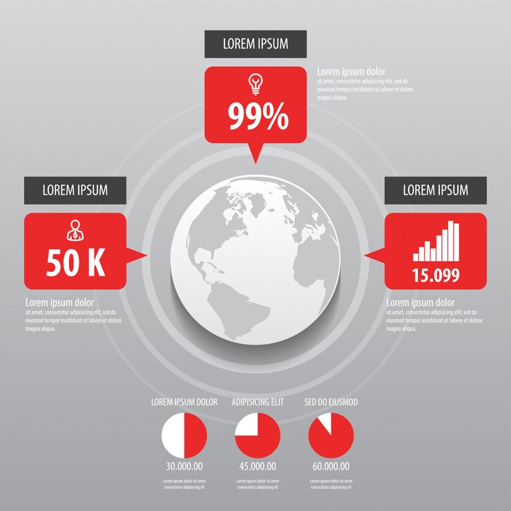 Vector diseño infográfico