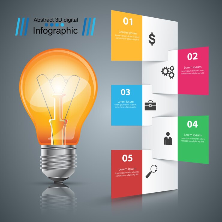 Vector diseño infográfico