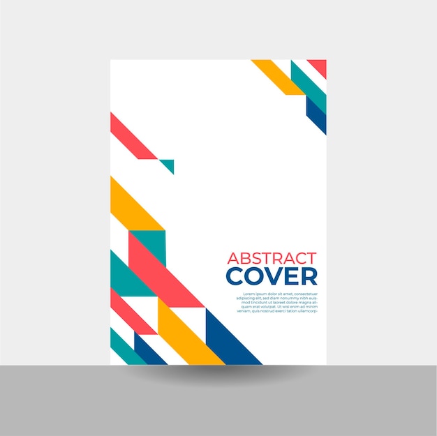 diseño de informe anual concepto de diseño de portada diseño de portada geométrico