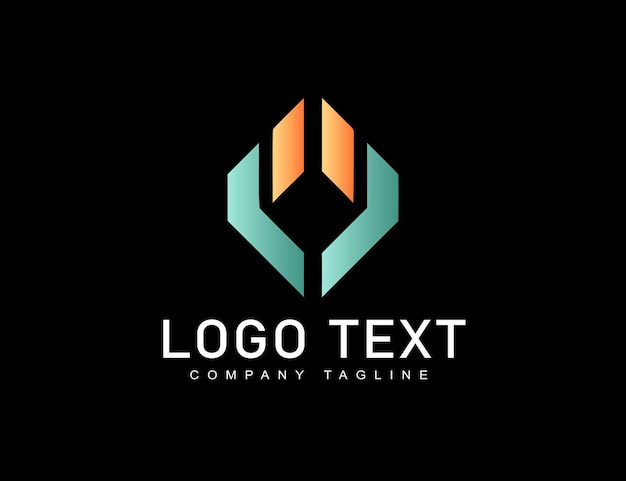 Diseño inicial abstracto del letrero del logotipo