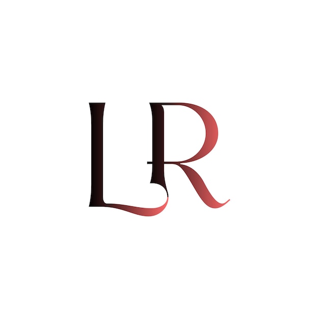 El diseño inicial creativo, moderno, minimalista, atemporal, espacio negativo, monograma y logotipo de negocio.