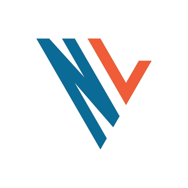 Diseño inicial de la forma triangular del logotipo N