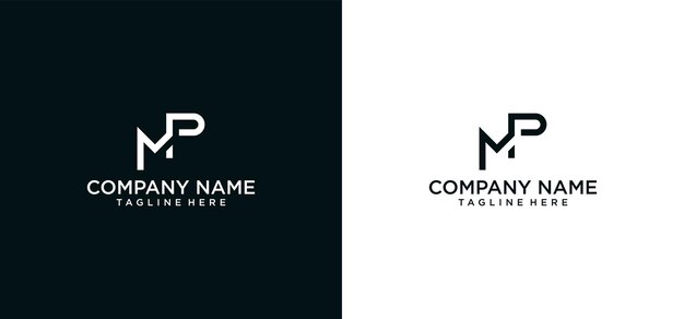 diseño inicial del logo MP