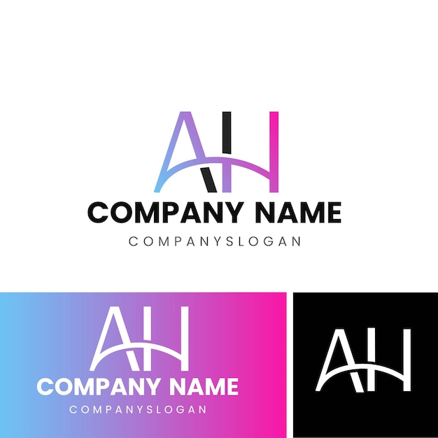 Diseño inicial del logotipo de AH