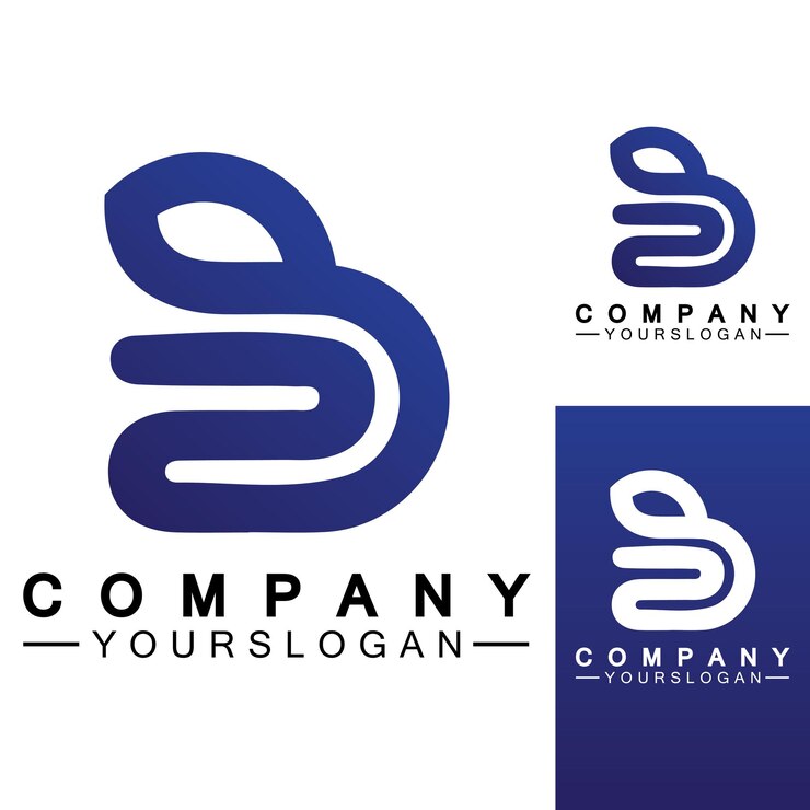 Vector diseño inicial del logotipo del corazón del amor de la letra b