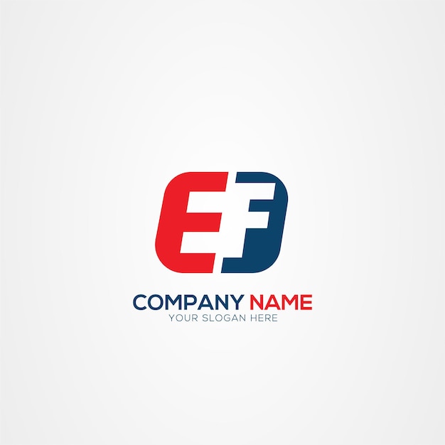Diseño inicial del logotipo EF