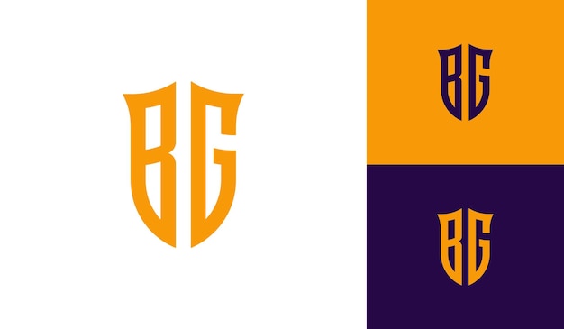 Diseño inicial del logotipo de esport con la letra BG