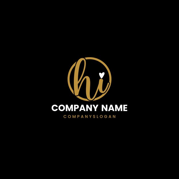 Diseño inicial del logotipo de HJ