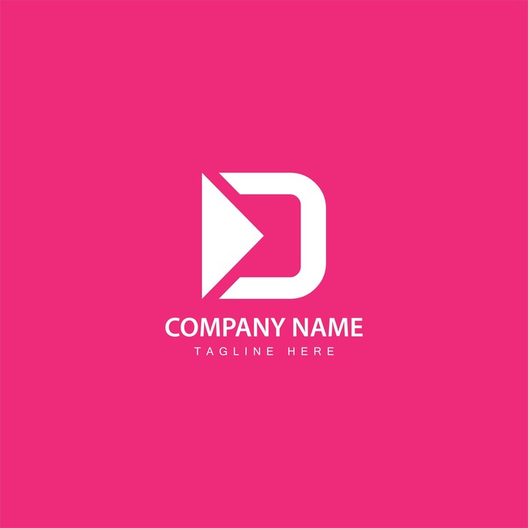 Vector diseño inicial del logotipo de la letra d con un concepto creativo de diseño premium vector