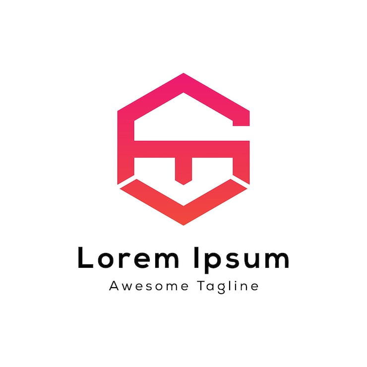 Vector diseño inicial del logotipo de la letra gm