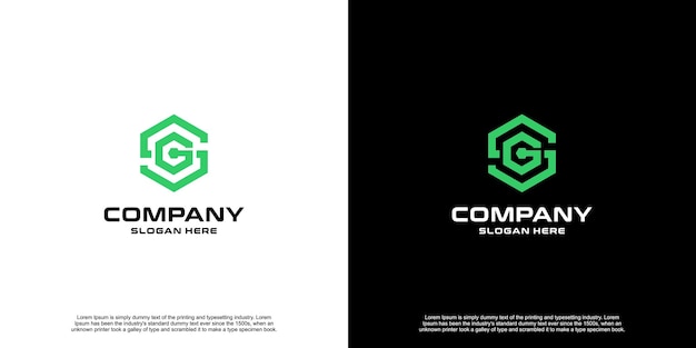 Diseño inicial del logotipo de la marca empresarial premium