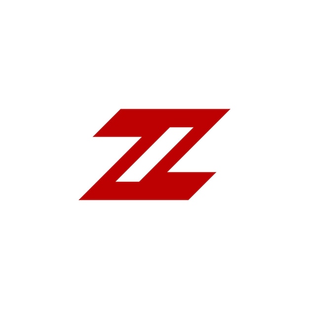 diseño inicial del logotipo moderno de la letra Z