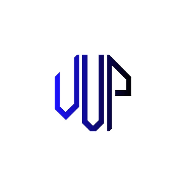 Diseño inicial de logotipo de monograma de espacio negativo minimalista moderno y atemporal