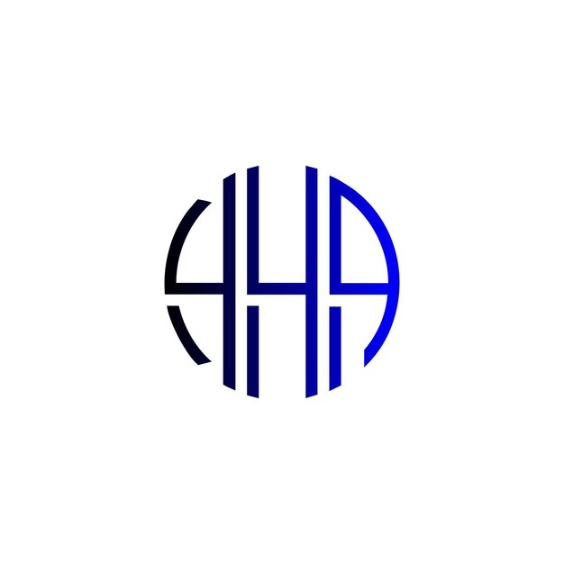 Diseño inicial de logotipo de monograma de espacio negativo minimalista moderno y atemporal