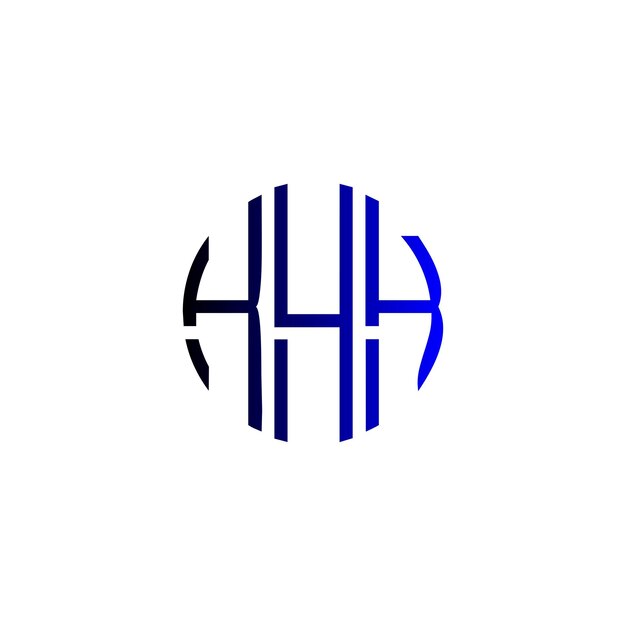 Diseño inicial de logotipo de monograma de espacio negativo minimalista moderno y atemporal