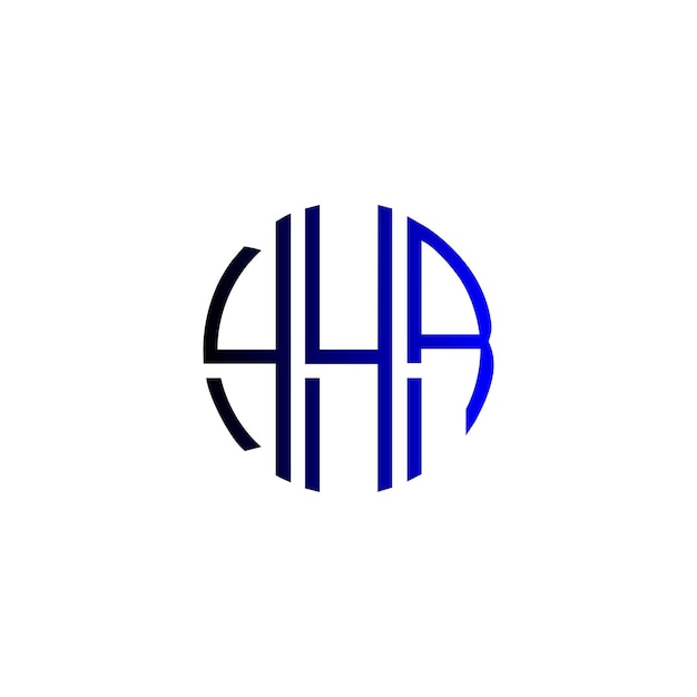 Diseño inicial de logotipo de monograma de espacio negativo minimalista moderno y atemporal