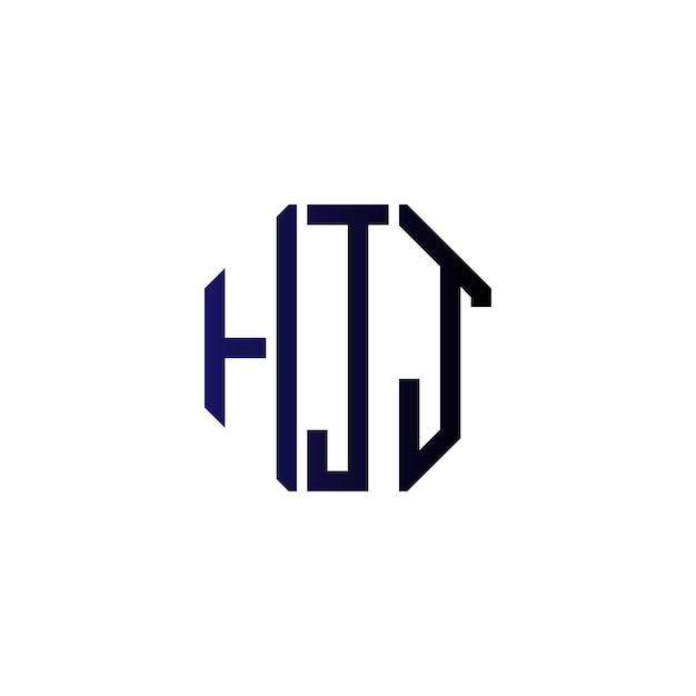 Diseño inicial de logotipo de monograma de espacio negativo minimalista moderno y atemporal