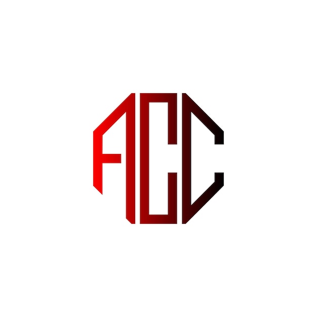 Diseño inicial de logotipo de monograma de espacio negativo minimalista moderno y atemporal