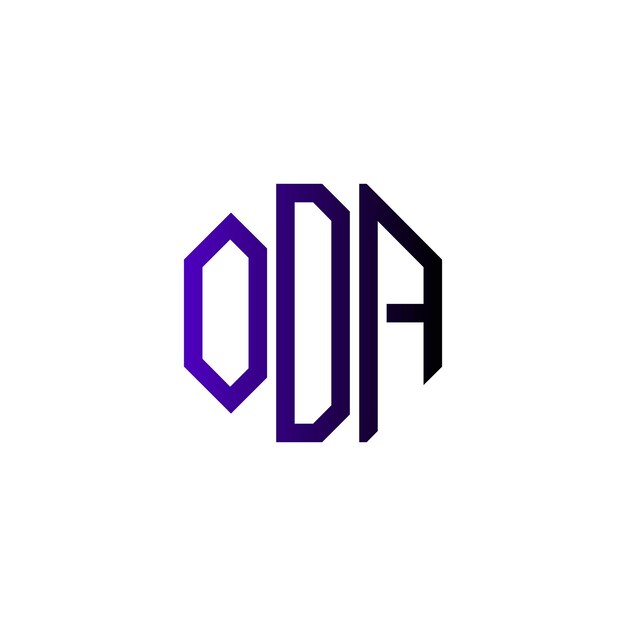 Diseño inicial de logotipo de monograma de espacio negativo minimalista moderno y atemporal