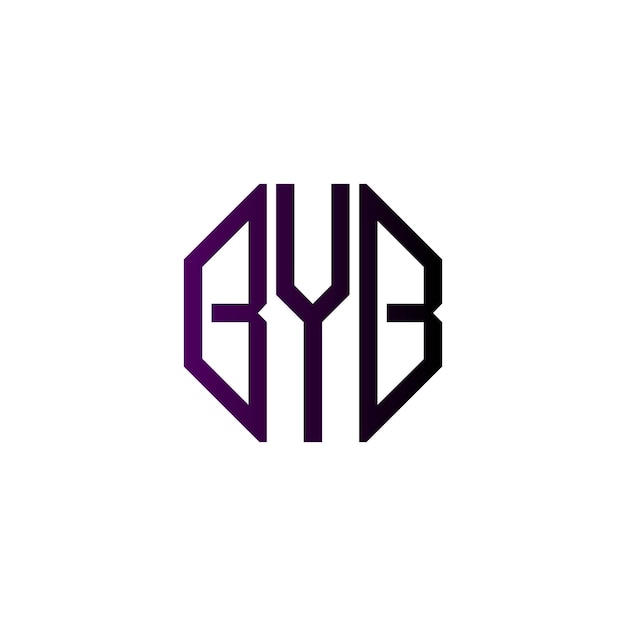 Diseño inicial de logotipo de monograma de espacio negativo minimalista moderno y atemporal