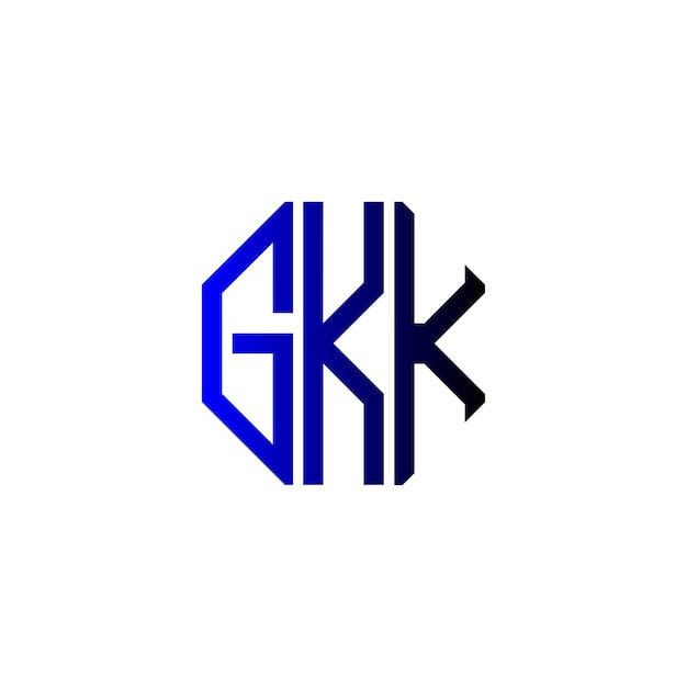 Diseño inicial de logotipo de monograma de espacio negativo minimalista moderno y atemporal