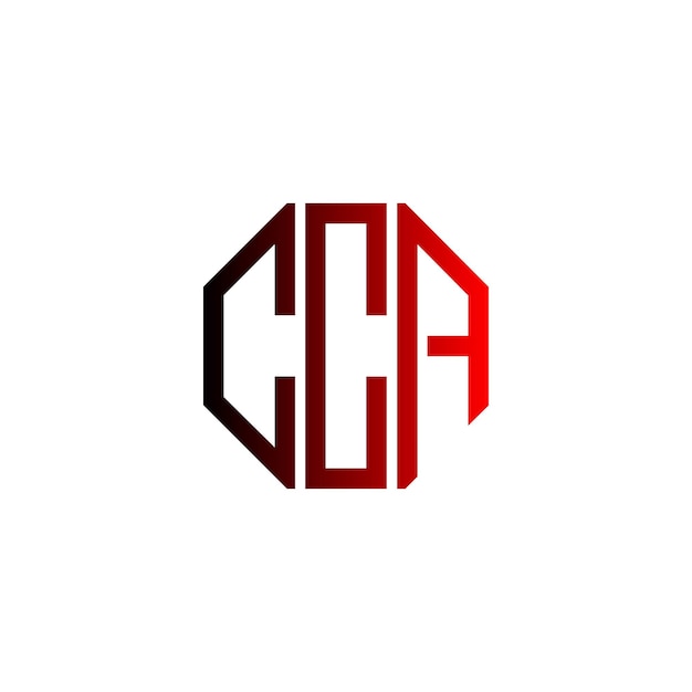 Diseño inicial de logotipo de monograma de espacio negativo minimalista moderno y atemporal
